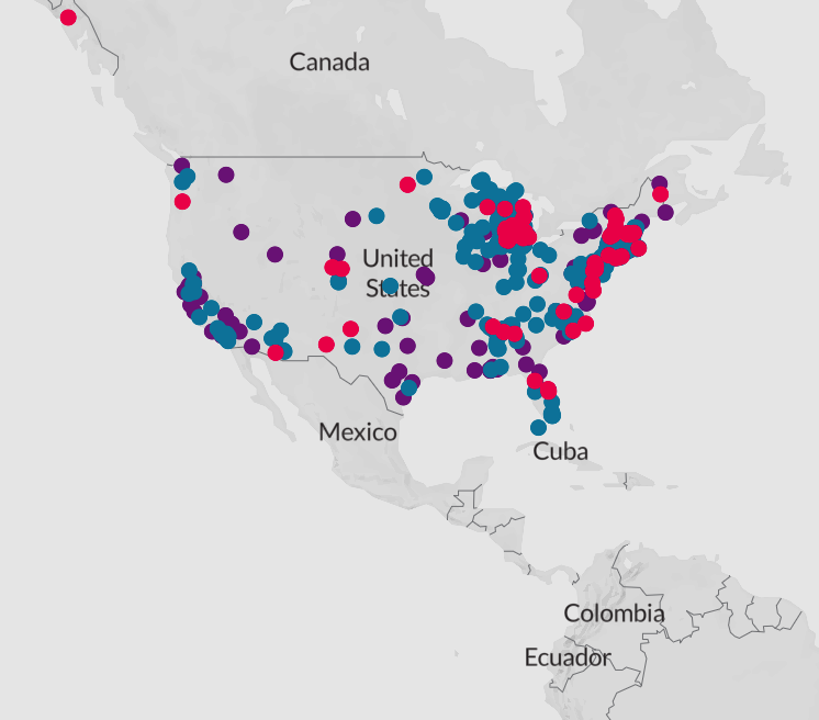 Mapping PFAS chemical contamination at 106 u.s. military sites