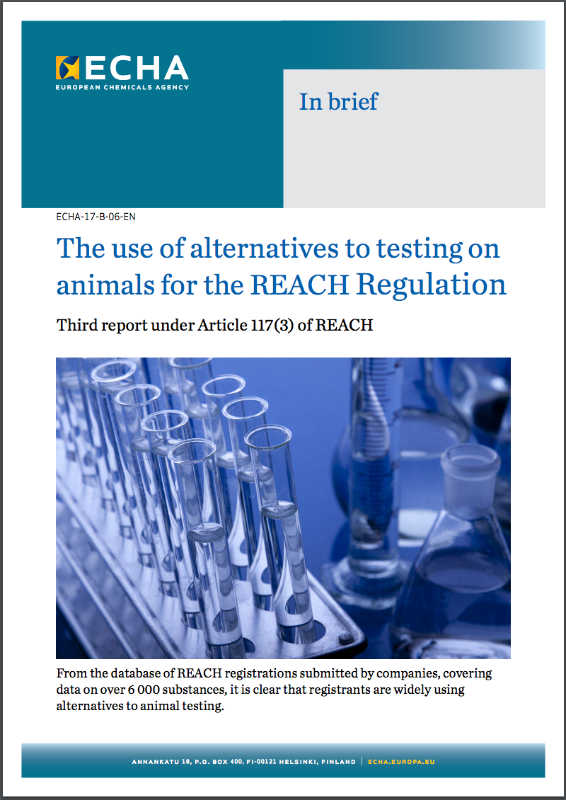 Alternatives to animal testing widely used